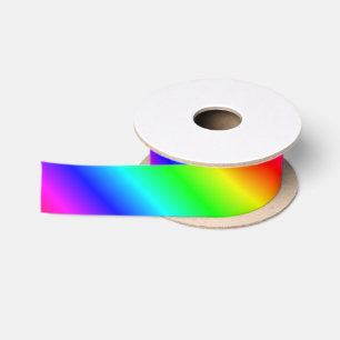 Primäre Regenbogenglättung Satinband