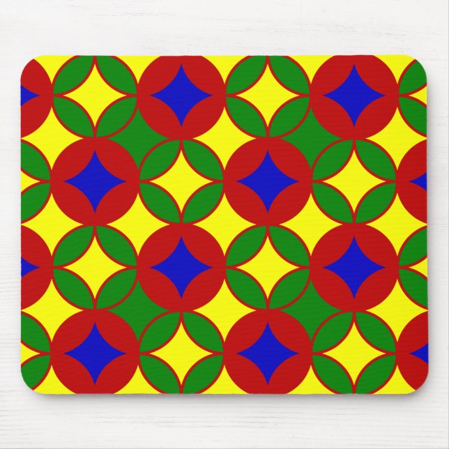 Primäre Runden-02-COMPUTER-MOUSEPAD Mousepad (Vorne)