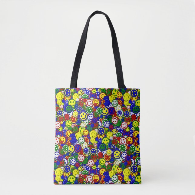 Primärer BLAUE-ALLOVER-BEUTEL-BAG Tasche (Vorderseite)