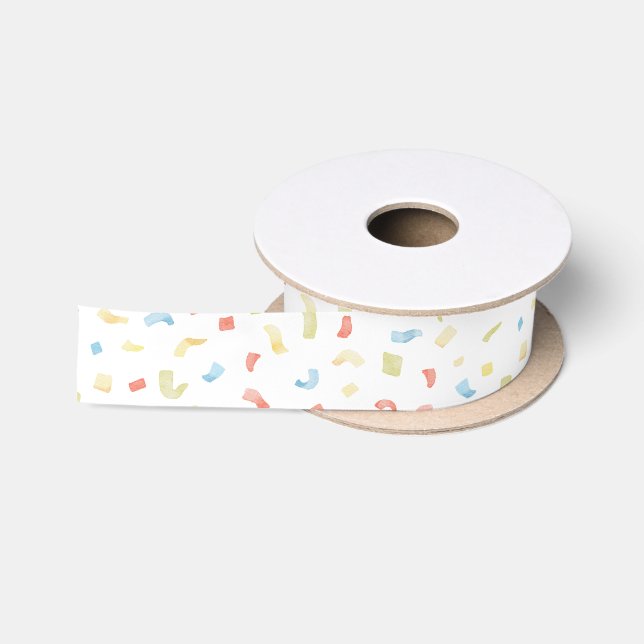 Primäres Confetti Satin Ribbon Satinband (Spule)