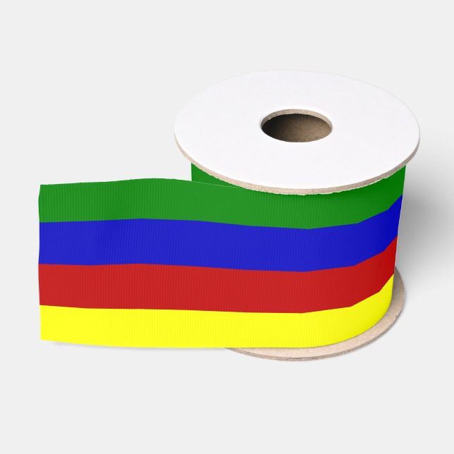 Primärfarben FETT STRIPES-Kornband Ripsband (Spule)