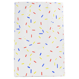 Primärfarben-Jimmy-Sprinklen-Geschenktasche Mittlere Geschenktüte