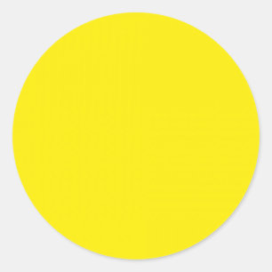 Primärgelbe Farbe Runder Aufkleber