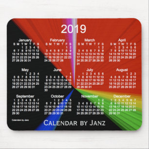 Primärkalender des punkt-2019 durch Janz Mousepad