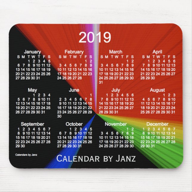 Primärkalender des punkt-2019 durch Janz Mousepad (Vorne)