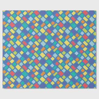 Primary Party Checkerboard Kid's   Geschenkpapier