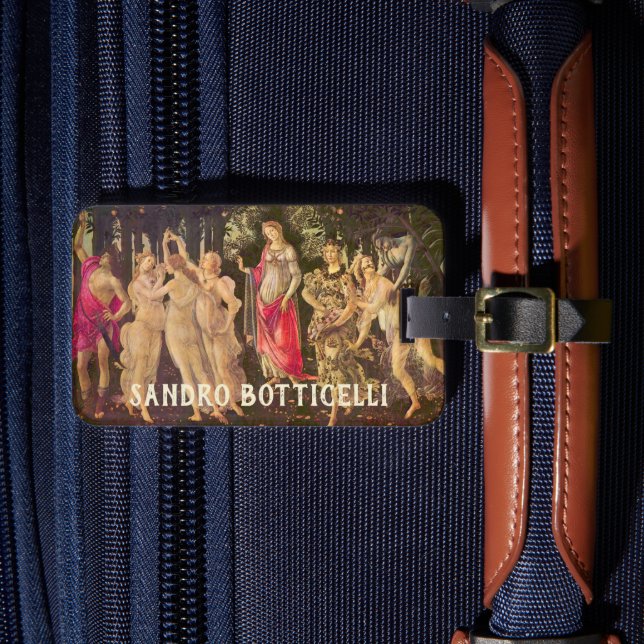 Primavera, Allegorie des Frühlings von Sandro Bott Gepäckanhänger (Vorderseite Insitu 4)