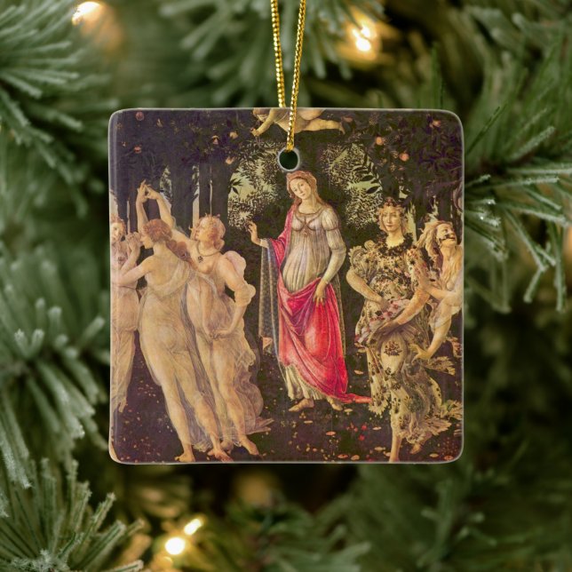 Primavera, Allegorie des Frühlings von Sandro Bott Keramikornament (Baum)