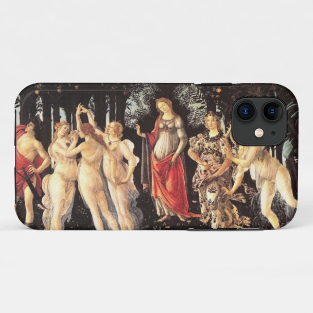 Primavera / Allegory of Spring Botticelli Case-Mate iPhone Hülle (Rückseite (Horizontal))