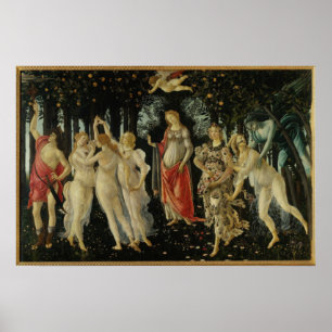 Primavera / Allegory of Spring von Botticelli Poster