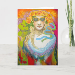 "Primavera, bébé !" Carte de voeux vierge