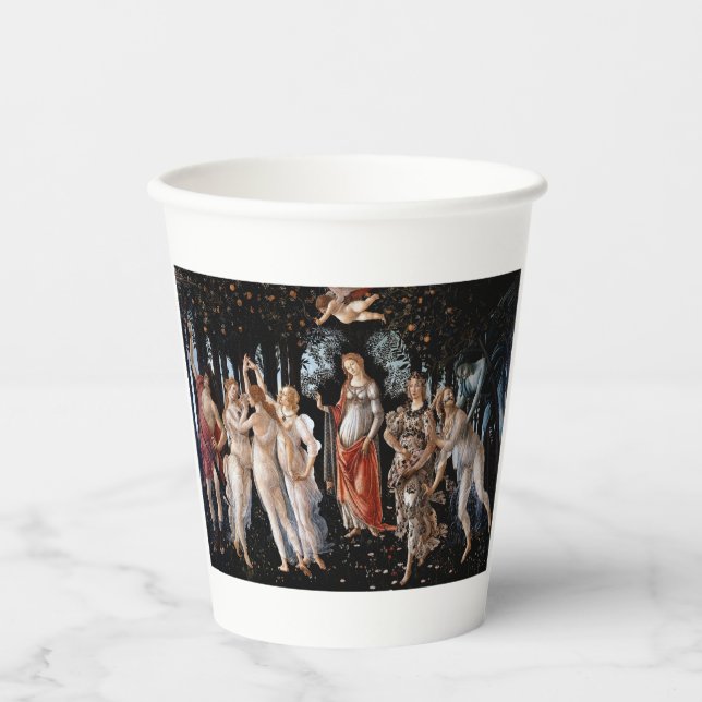 Primavera Botticelli Pappbecher (Vorderseite)