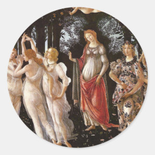 Primavera, Botticelli Runder Aufkleber