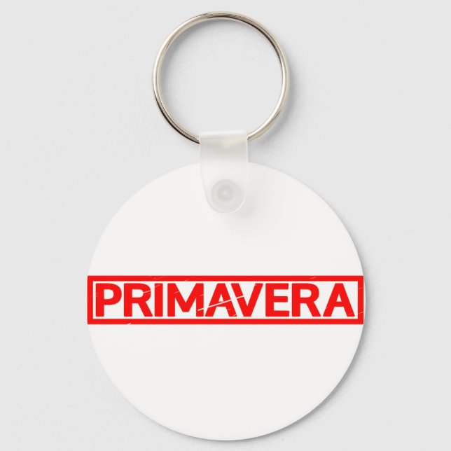 Primavera-Briefmarke Schlüsselanhänger (Vorderseite)