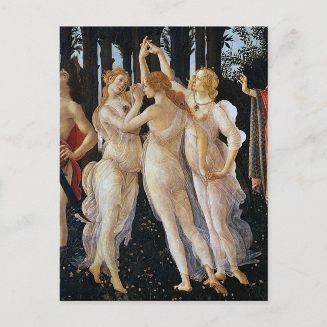 Primavera (Detail), Sandro Botticelli, 1482 Postkarte (Vorderseite)