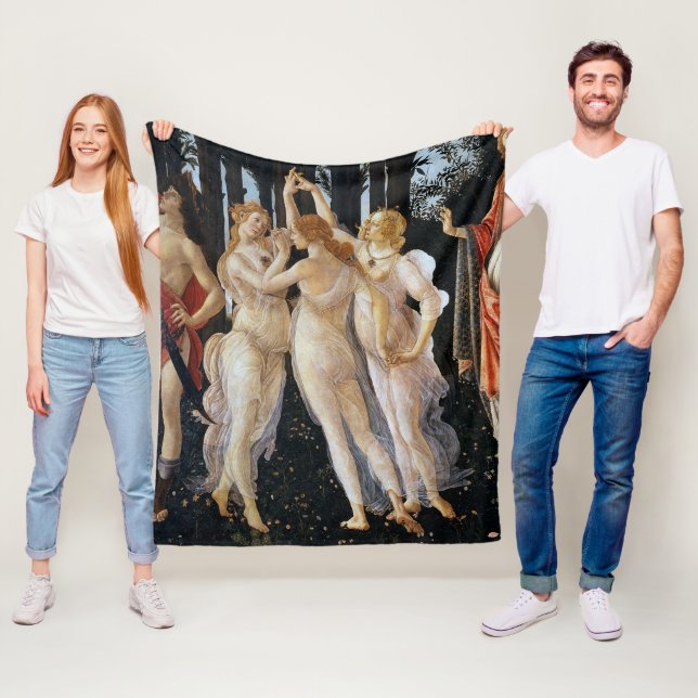 Primavera (Detail), Sandro Botticelli Fleecedecke (Beispiel)