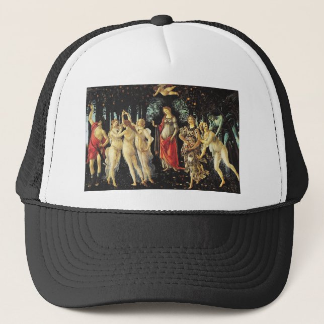Primavera durch Sandro Botticelli Truckerkappe (Vorderseite)