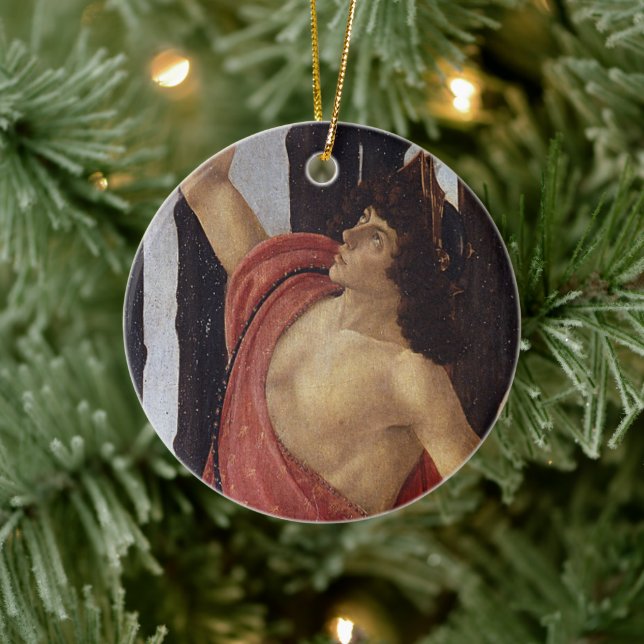 Primavera, Merkur-Detail von Sandro Botticelli Keramik Ornament (Baum)