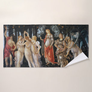 Primavera, Sandro Botticelli, 1482 Badehandtuch