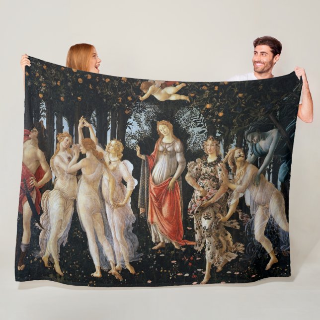 Primavera, Sandro Botticelli Fleecedecke (Beispiel)