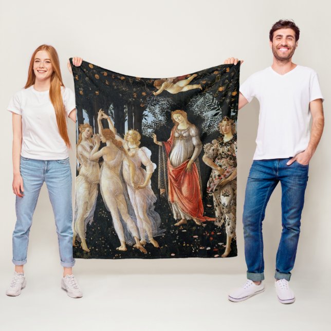 Primavera, Sandro Botticelli Fleecedecke (Beispiel)