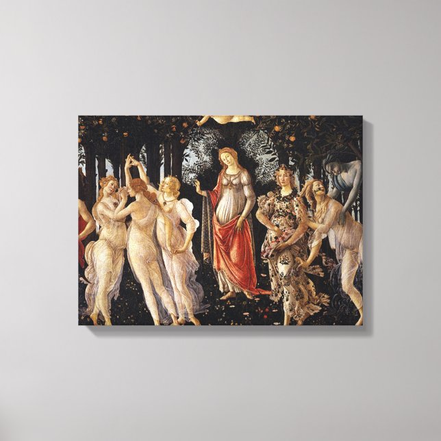 Primavera Sandro Botticelli Leinwanddruck (Vorderseite)