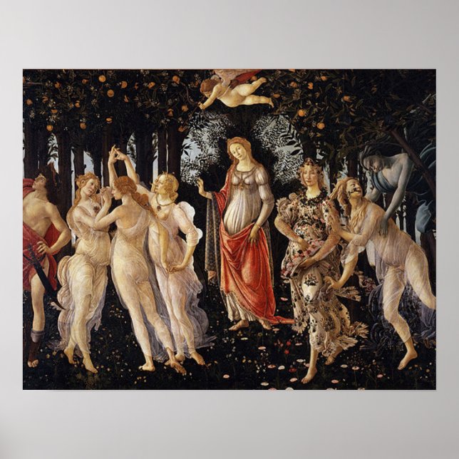 Primavera Sandro Botticelli Poster (Vorne)