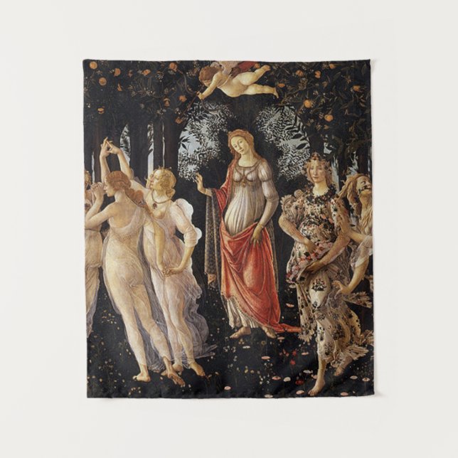 Primavera Sandro Botticelli Wandteppich (Vorderseite)