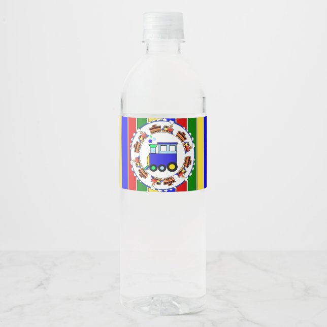Prime Colors Choo Choo Train Baby Dusche Geburtsta (Vorderseite)