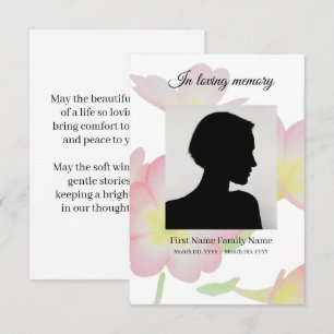 Primel-Funeral-Gebetskarte Begleitkarte