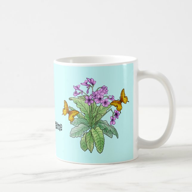 Primelblumen Kaffeetasse (Rechts)