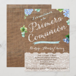 Primera Comunión, Einladung der 1. Kommunion Latin