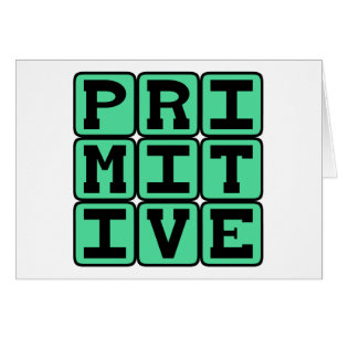 Primitif, Antiquaire