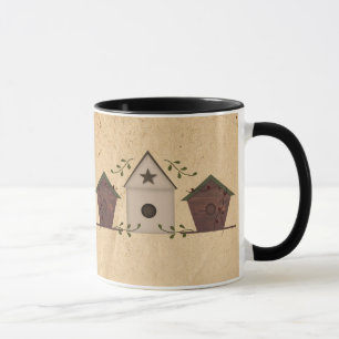Primitive Birdhouses Tasse