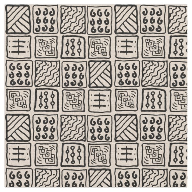 Primitive Block Stoff (Nahaufnahme)