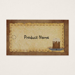 Primitive Candle Hang Tag
