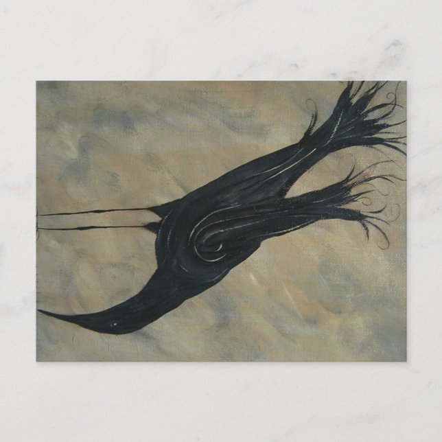 Primitive Crow Postkarte (Vorderseite)