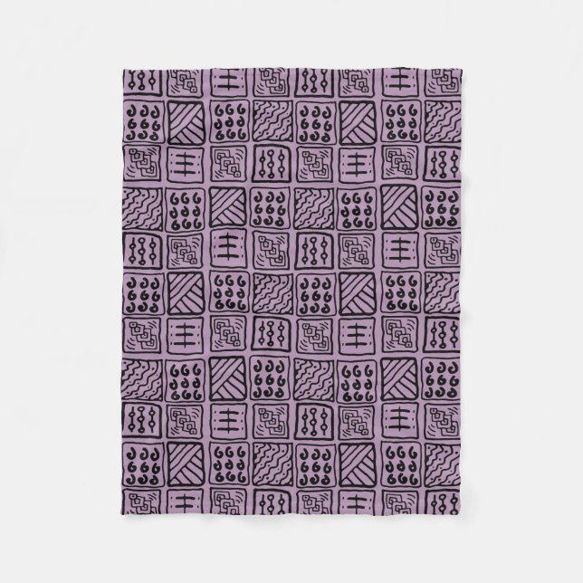 Primitive geometrische Fleece (Vorderseite)