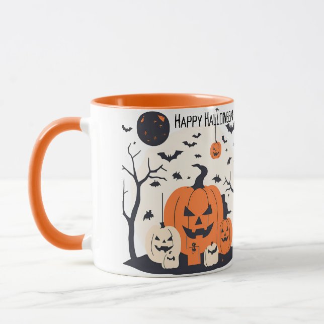 Primitive Halloween-Tasse Tasse (Links)
