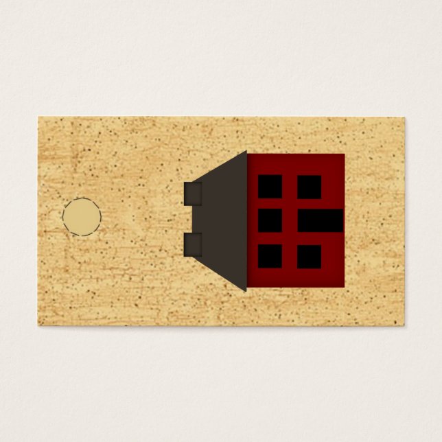 Primitive House Hang Tag (Vorderseite)