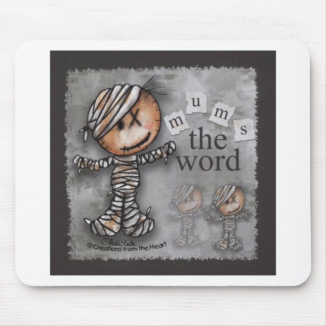 Primitive Mummy-Mums - das Wort Mousepad (Vorne)
