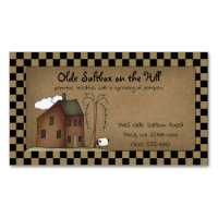 Primitive Rustikale Saltbox auf Kraft