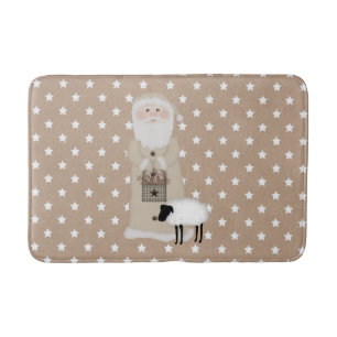 Primitive Santa Bath Mat Badematte