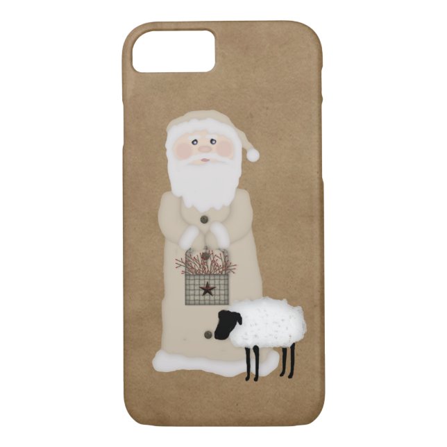 Primitive Santa iPhone 7 Fall Case-Mate iPhone Hülle (Rückseite)