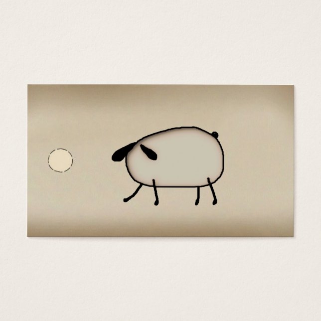 Primitive Sheep Hang Tag (Vorderseite)