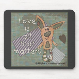 Primitiver Hase Mousepad