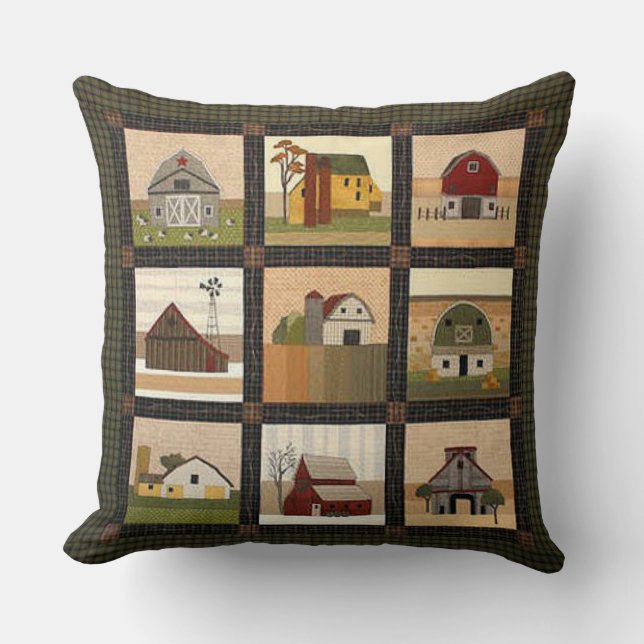 "Primitiver Stil" DURCH PILLOW Kissen (Vorderseite)