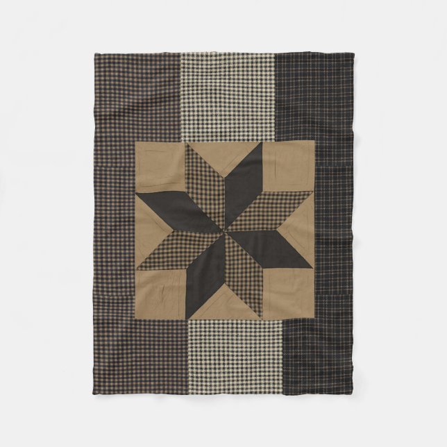 "Primitiver Stil" Fleece Blanket (Vorderseite)