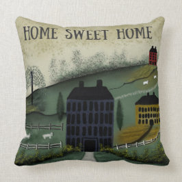 "Primitiver Stil/Zuhause" Kissen