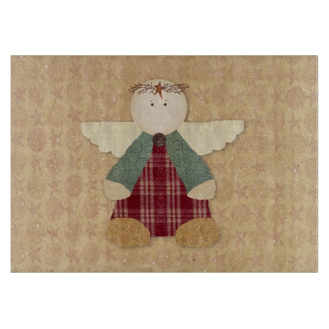 Primitives Angel-Glas-Zuschnitt-Board Schneidebrett (Vorderseite)